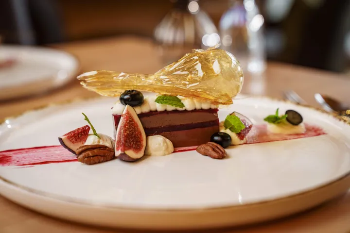 Restaurace nebo snídaňová část Rittis Alpin Chalets