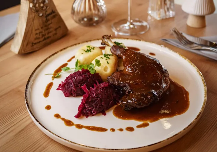 Restaurace nebo snídaňová část Rittis Alpin Chalets