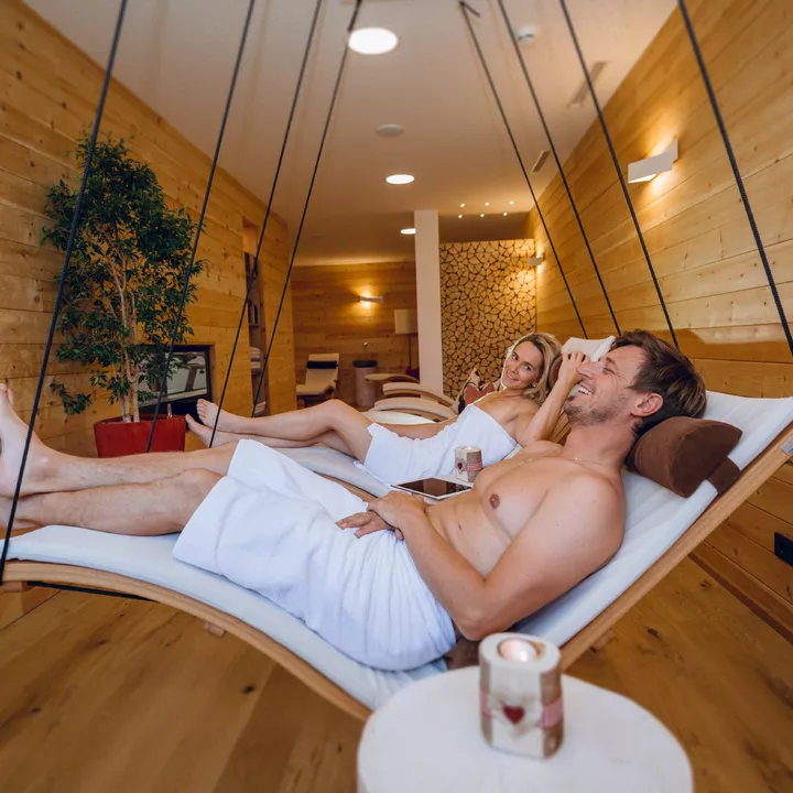 Wellness- und Fitnessbereich der Rittis Alpin Chalets